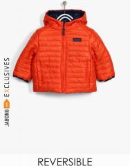Losan Orange Reversible Winter Jacket boys