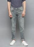 Louis Philippe Jeans Grey Mid Rise Slim Fit Jeans men
