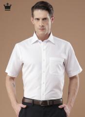 Louis Philippe White Regular Fit Solid Formal Shirt men