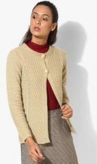 Madame Beige Solid Sweater women
