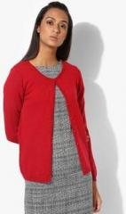 Madame Red Solid Sweater women