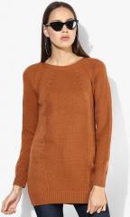 Madame Rust Self Design Sweater women