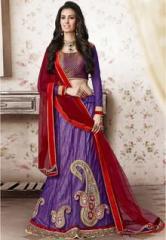 Mahotsav Purple Embellished Lehenga women