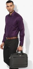 Marks & Spencer Purple Solid Slim Fit Formal Shirt men