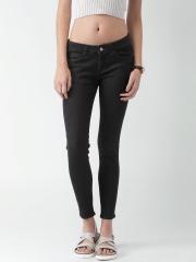 Mast & Harbour Black Skinny Fit Stretchable Jeans women