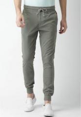 Buy Mast  Harbour Men Grey Slim Fit Solid Sustainable Joggers  Trousers  for Men 2287426  Myntra