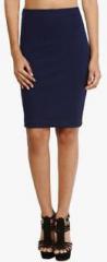 Mayra Navy Blue Pencil Skirt women