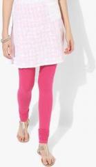 Melange By Lifestyle Pink Solid Churidar women