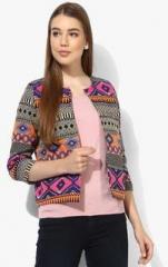 Miaminx Multicoloured Yarn Dyed Summer Jacket women