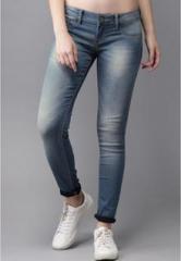 Moda Rapido Blue Washed Mid Rise Regular Fit Jeans women