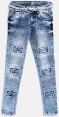 Monte Carlo Blue Mid Rise Jeans girls