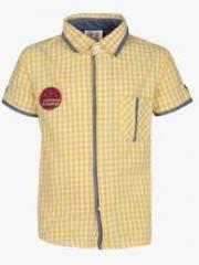 Motu Patlu Yellow Polo Casual Shirt boys