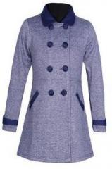 Naughty Ninos Blue melange fleece front open Jackets girls