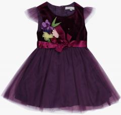 Nauti Nati Purple Fit & Flare Dress girls