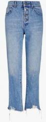 Next Distressed Button Fly Relaxed Jeans women