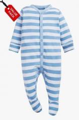 Next Pack Of 3 Light Blue Night Suits boys