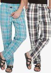 Nick & Jess Pack Of 2 Multi Colored Checked Pyjama men