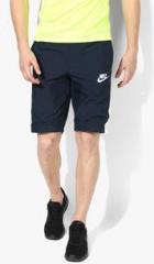 Nike As Nsw Wvn Navy Blue Shorts men