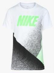 Nike B Dry Ss Carbon White T Shirt boys