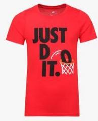 Nike Basketball Red T Shirt boys
