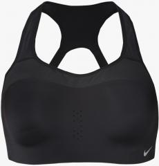 Nike Black Solid Non Padded Sports Bra women