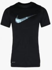 Nike Dry Lgd Knurling Black Training T Shirt boys