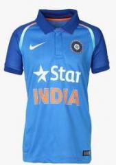 Nike India Odi Cricket Blue Sports Jersey boys