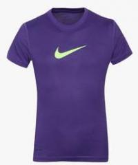 Nike Legend Ss Purple T Shirt girls