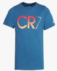 Nike Ronaldo Blue Round Neck T Shirt boys