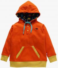 Nino Bambino Orange Solid Winter Jacket boys