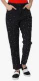 Only Black Regular Fit Mid Rise Highly Distressed Jeans women