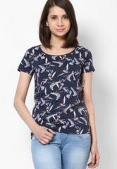 Only Blue Printed Top women