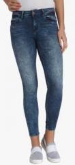 Only Blue Washed Low Rise Skinny Fit Jeans women