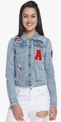 Only Blue Washed Winter Jacket women