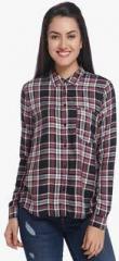 Only Multicoloured Checked Shirt women