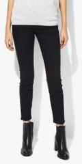 Only Navy Blue Mid Rise Regular Fit Jeans women