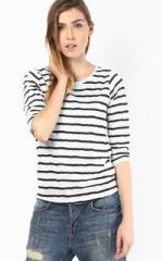 Only Off White Striped Top women