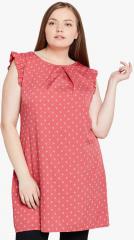 Oxolloxo Red Printed Tunic women