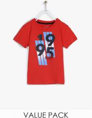 Palm Tree Pack Of 2 Multicoloured T Shirts boys