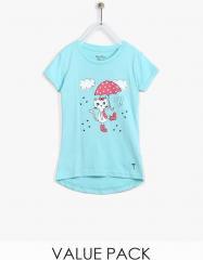 Palm Tree Pack Of 3 Multi Casual Tops girls