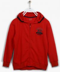 Palm Tree Red Solid Winter Jacket boys