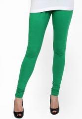 Pannkh Green Solid Legging women
