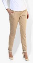 Park Avenue Brown Solid Chinos women