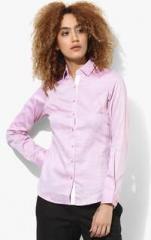 Park Avenue Pink Solid Shirt women