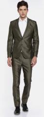 Parx Men Brown Single Breasted Urban Fit Formal Suit