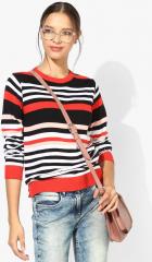 People Multi Striped Sweater women