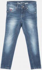 Pepe Jeans Blue Mid Rise Jeans girls