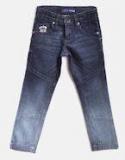 Pepe Jeans Blue Regular Fit Mid Rise Clean Look Stretchable Jeans boys