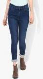 Pepe Jeans Blue Skinny Fit High Rise Clean Look Jeans women