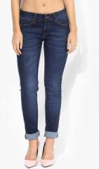 Pepe Jeans Blue Washed Jeans women